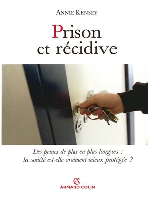 cover image of Prison et récidive